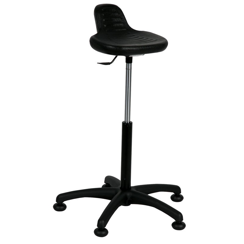 Bimos Assis-debout industriel - avec piétement pliable assise à inclinaison  réglable - appuie-fesses assis-debout chaise d'atelier - Cdiscount Maison