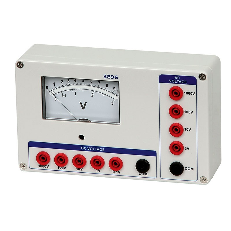 Voltmètre 3.5V-30V - Vert, 0.56 pouce, Intégré - Otronic