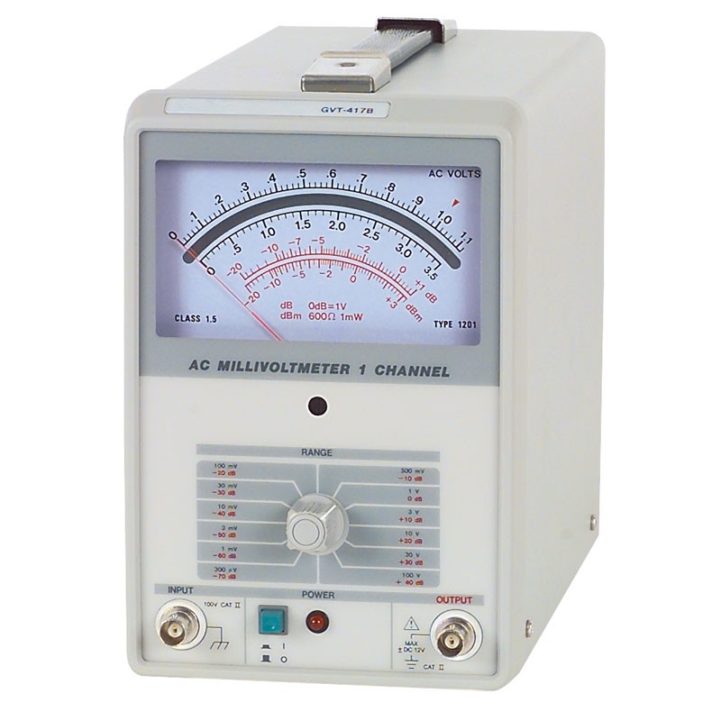 Voltmètre analogique, magnétoélectrique ou ferroélectrique
